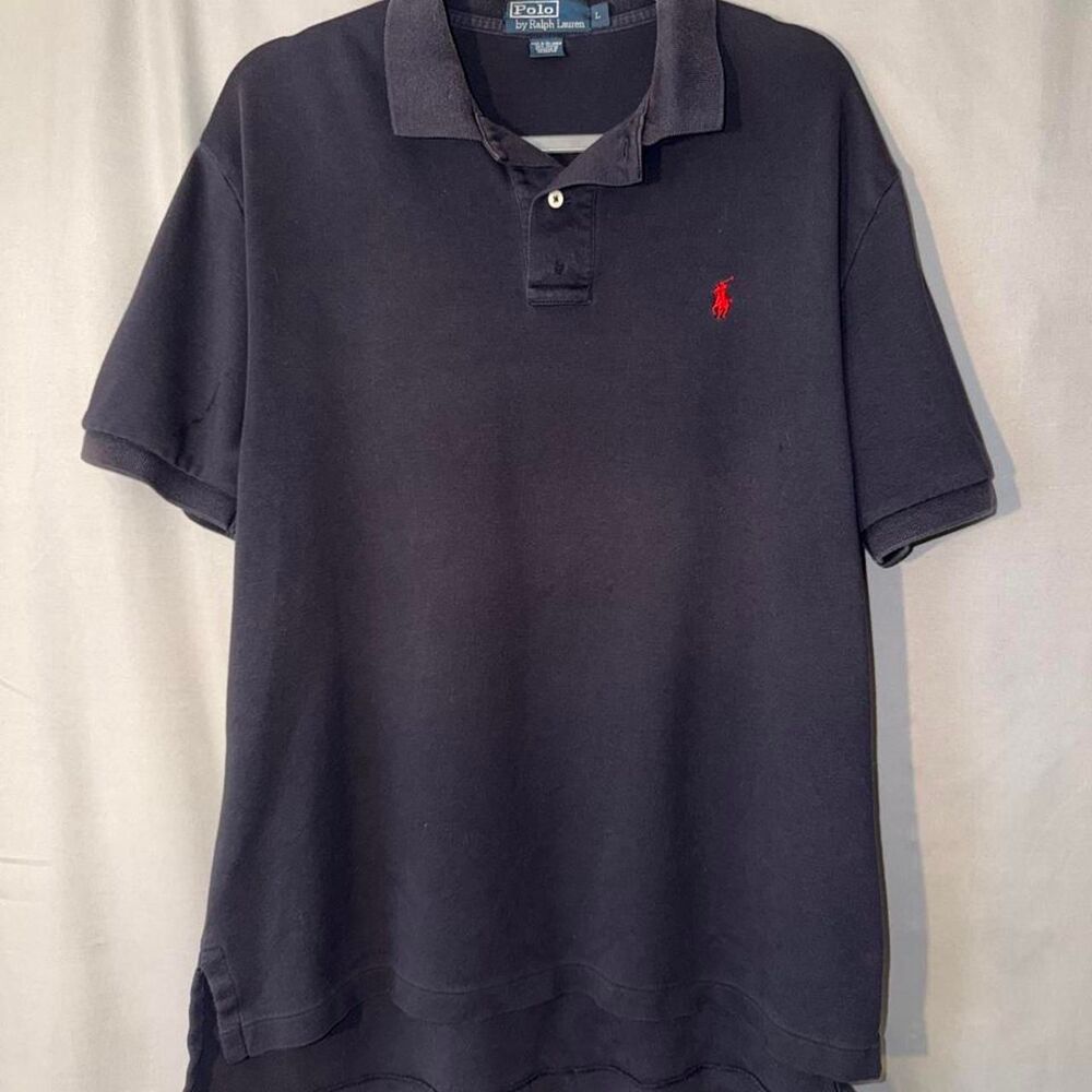 Vintage Polo Ralph Lauren Navy Blue Polo